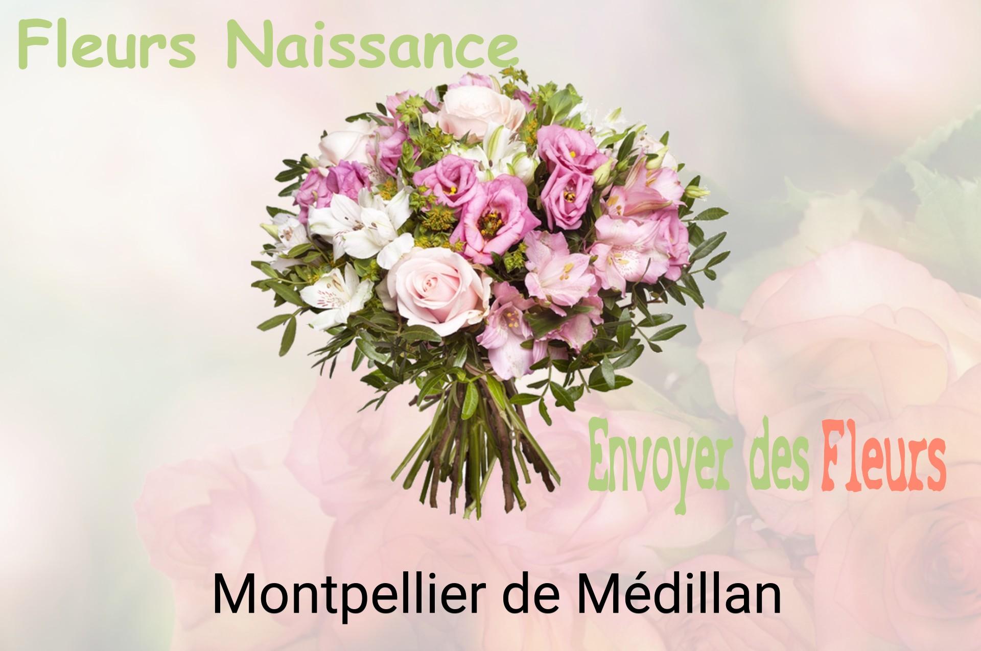 Bouquet de fleurs de naissance livré à Montpellier-de-Médillan
