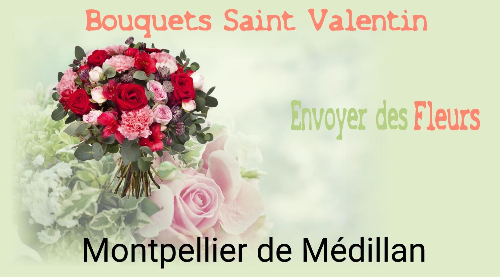 Roses de Saint-Valentin livrées à Montpellier-de-Médillan
